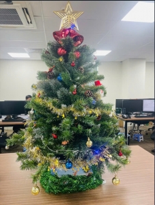 Cây thông 3 lá gắn trái thông 90cm