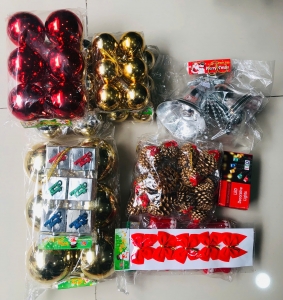 Gói Phụ Kiện Trang Trí Cây Thông Noel (Cây từ 1m5-1m8)