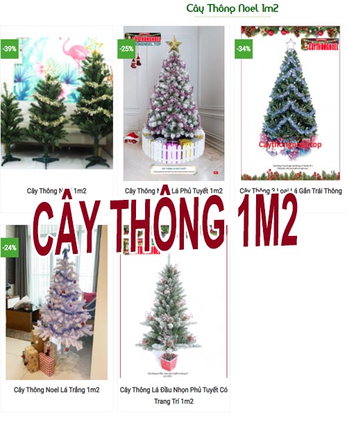 Cây Thông Noel 1m2